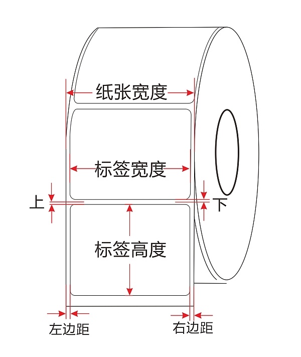 单排标签纸