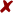 Dark Red x.svg